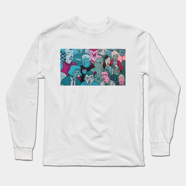 Mural art Long Sleeve T-Shirt by pundi ramadhan sudrajat